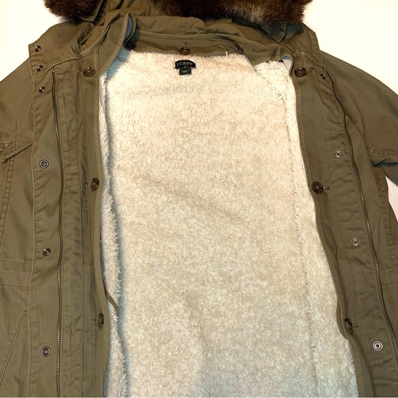 Vintage J.Crew Utility Jacket Removable Sherpa Lining - Picture 7 of 13